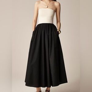 J.Crew Strapless colorblock mixy dress NWT Size XS